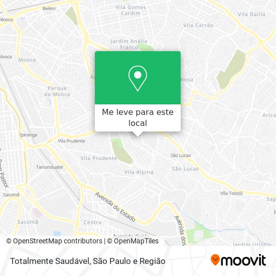 Totalmente Saudável mapa