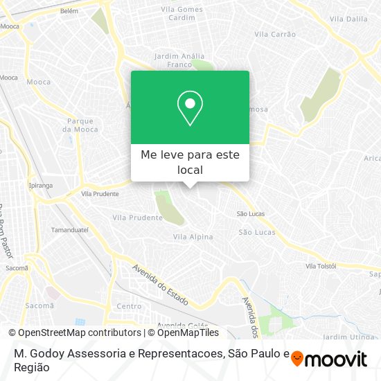 M. Godoy Assessoria e Representacoes mapa