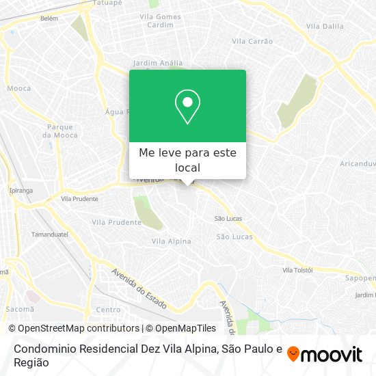 Condominio Residencial Dez Vila Alpina mapa