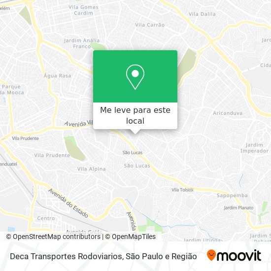 Deca Transportes Rodoviarios mapa