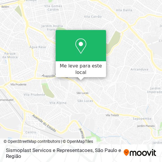Sismoplast Servicos e Representacoes mapa