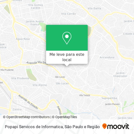 Popapi Servicos de Informatica mapa