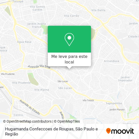 Hugamanda Confeccoes de Roupas mapa