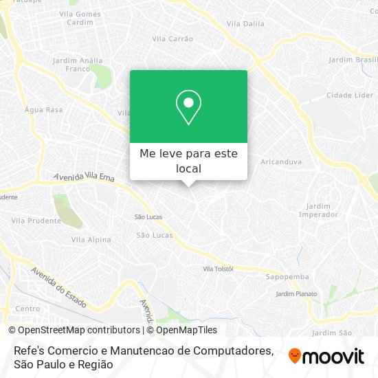 Refe's Comercio e Manutencao de Computadores mapa