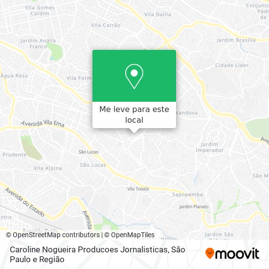 Caroline Nogueira Producoes Jornalisticas mapa