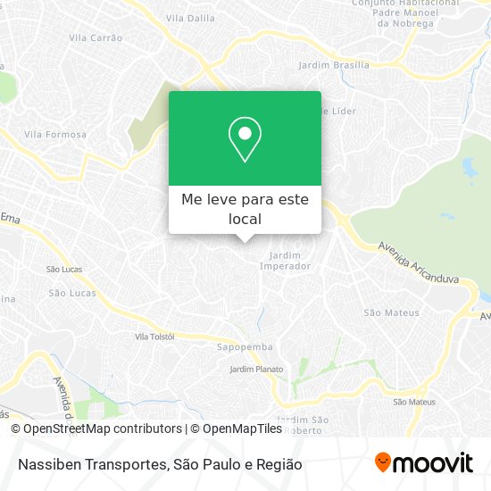 Nassiben Transportes mapa