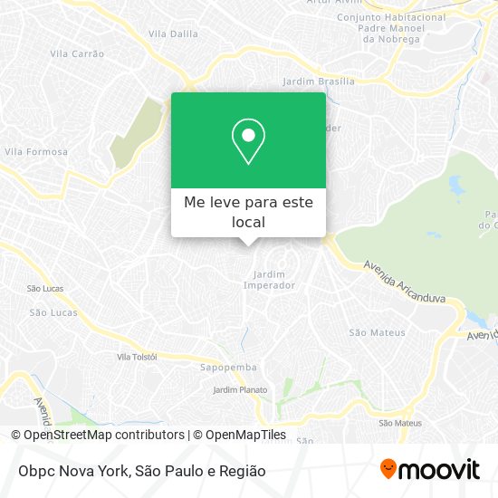 Obpc Nova York mapa