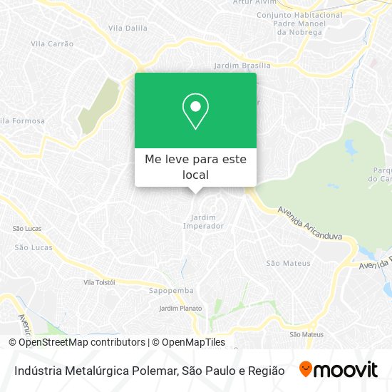 Indústria Metalúrgica Polemar mapa