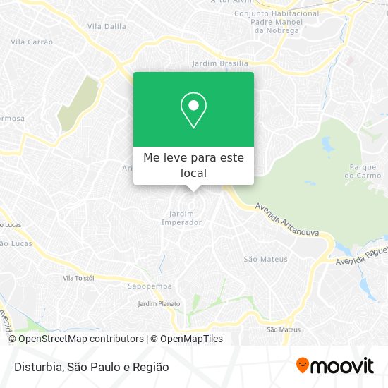 Disturbia mapa