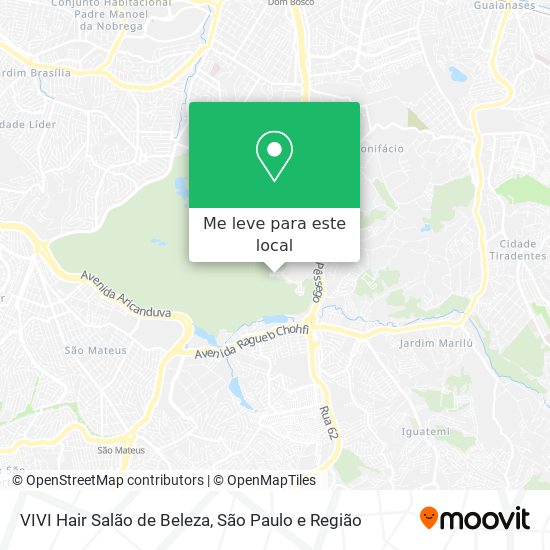 VIVI Hair Salão de Beleza mapa