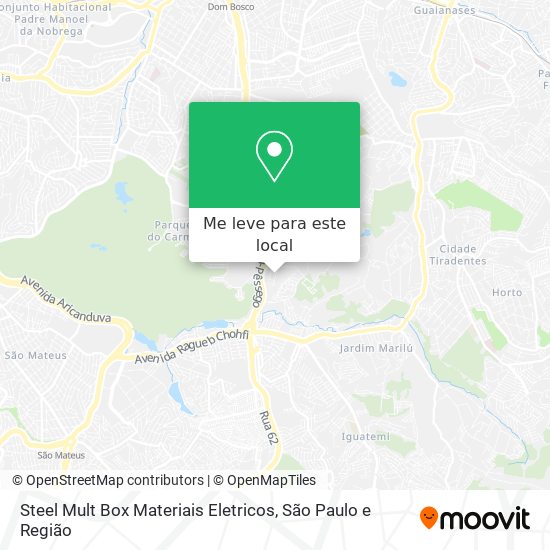 Steel Mult Box Materiais Eletricos mapa