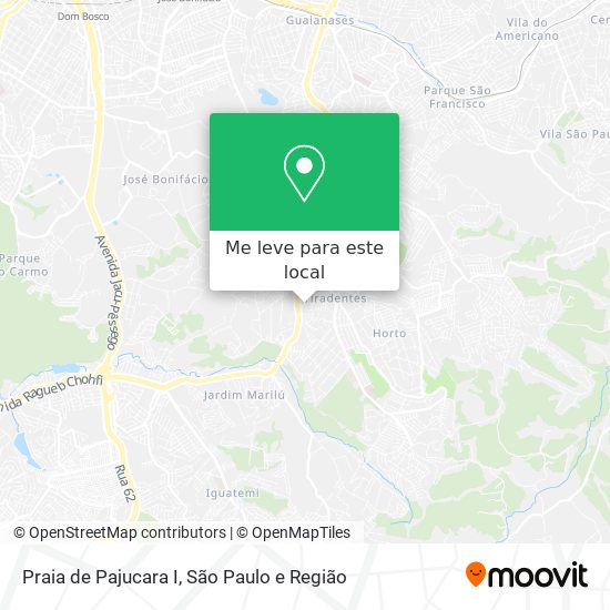 Praia de Pajucara I mapa