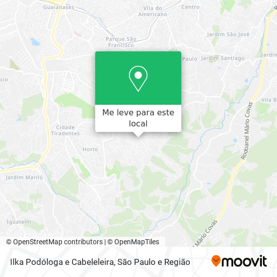 Ilka Podóloga e Cabeleleira mapa