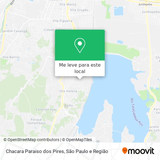 Chacara Paraiso dos Pires mapa