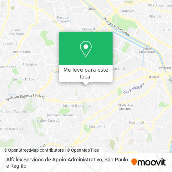 Alfalex Servicos de Apoio Administrativo mapa