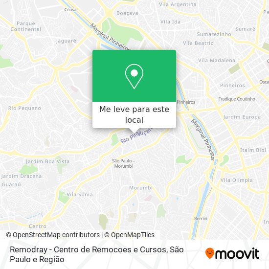 Remodray - Centro de Remocoes e Cursos mapa