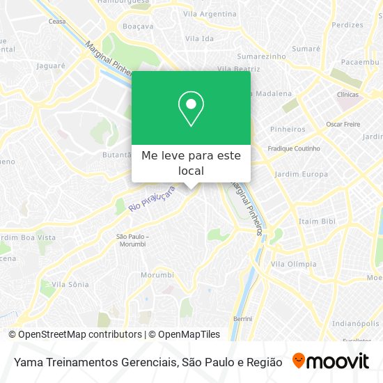 Yama Treinamentos Gerenciais mapa