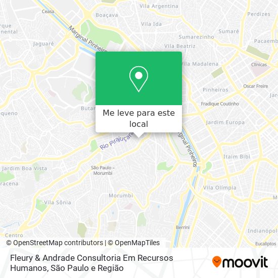Fleury & Andrade Consultoria Em Recursos Humanos mapa