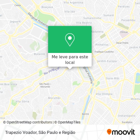 Trapezio Voador mapa
