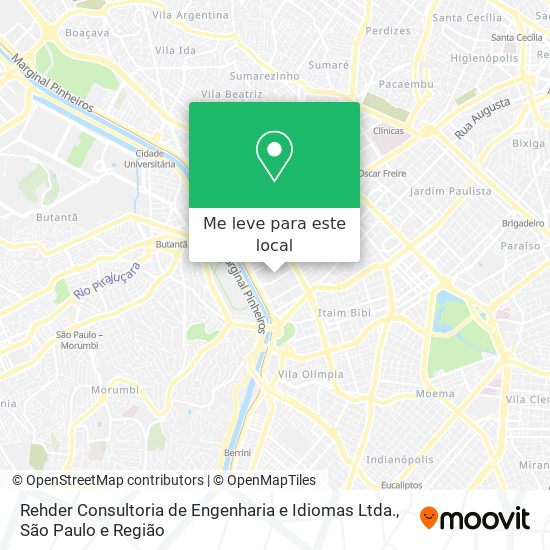 Rehder Consultoria de Engenharia e Idiomas Ltda. mapa