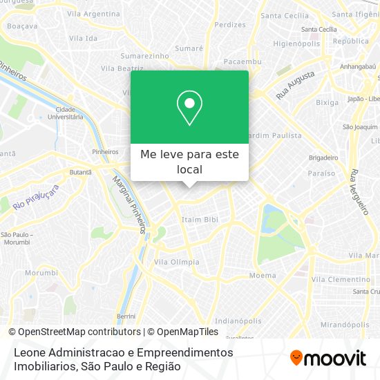 Leone Administracao e Empreendimentos Imobiliarios mapa