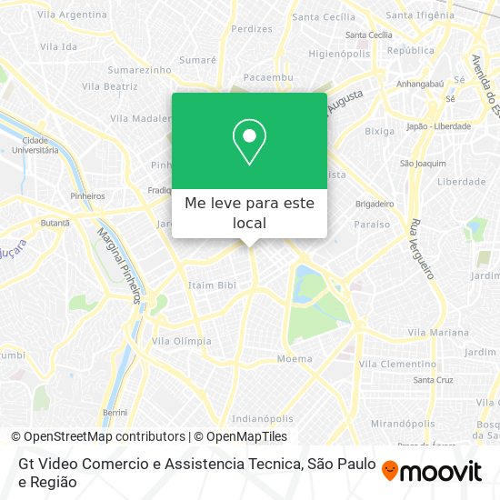 Gt Video Comercio e Assistencia Tecnica mapa