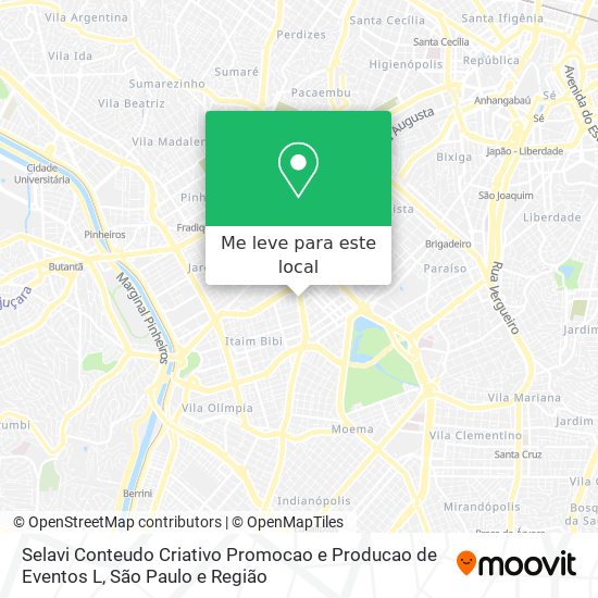 Selavi Conteudo Criativo Promocao e Producao de Eventos L mapa