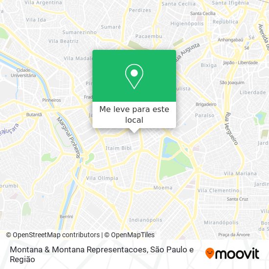 Montana & Montana Representacoes mapa