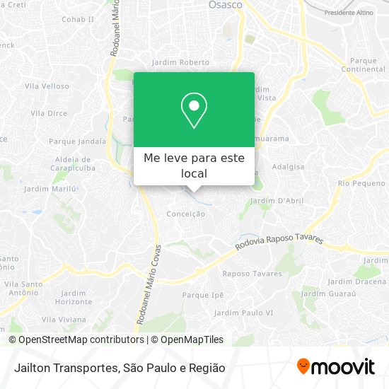 Jailton Transportes mapa