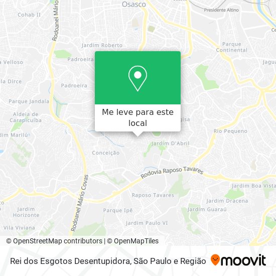 Rei dos Esgotos Desentupidora mapa