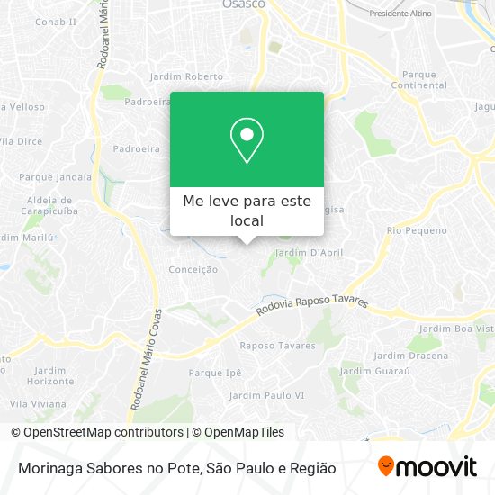 Morinaga Sabores no Pote mapa