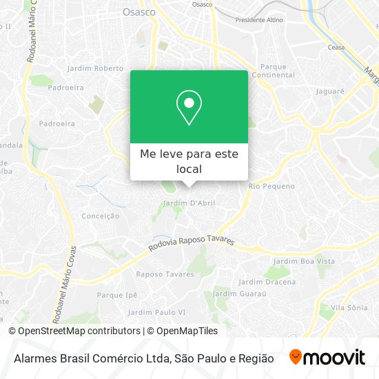 Alarmes Brasil Comércio Ltda mapa