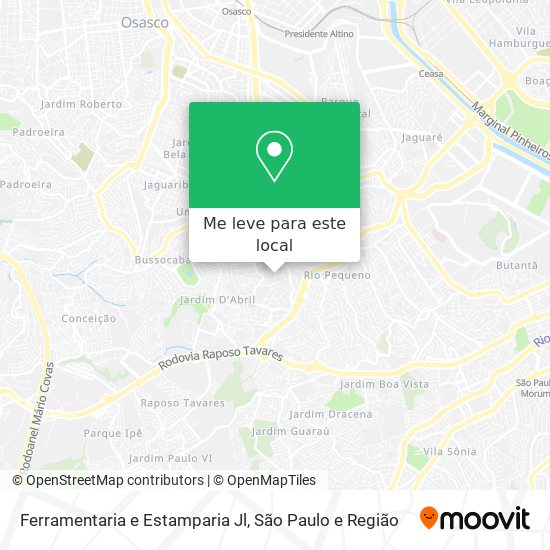Ferramentaria e Estamparia Jl mapa