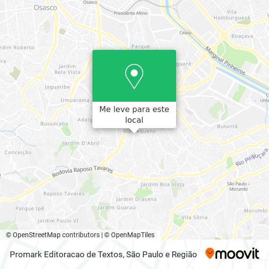 Promark Editoracao de Textos mapa