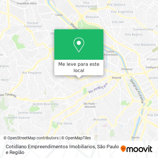 Cotidiano Empreendimentos Imobiliarios mapa