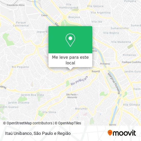 Itaú Unibanco mapa