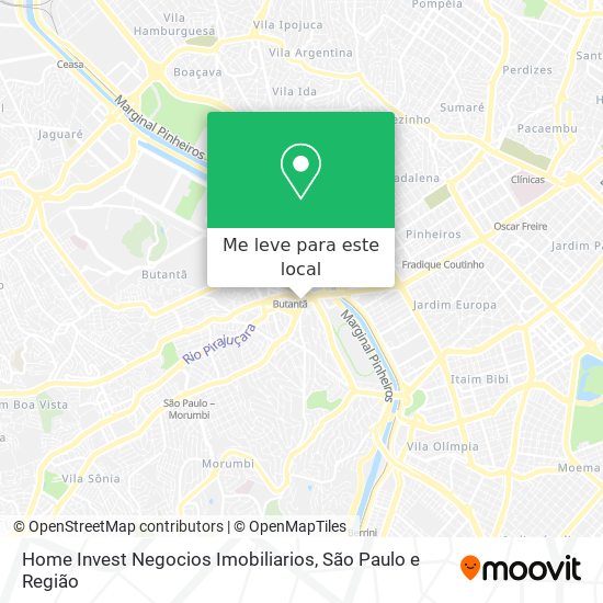 Home Invest Negocios Imobiliarios mapa