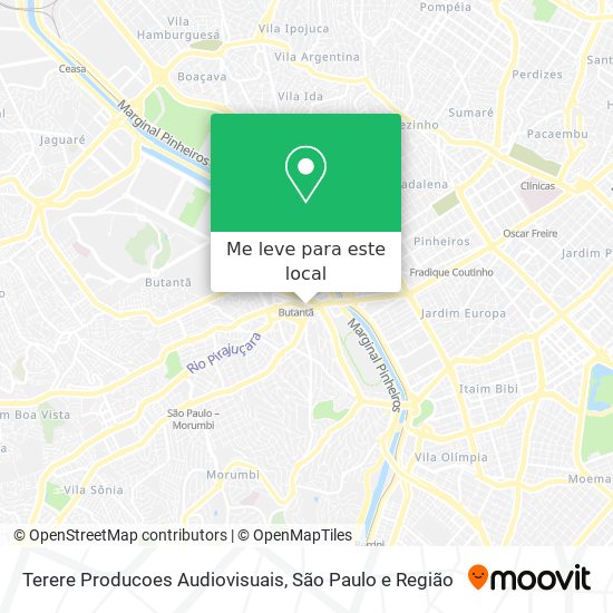 Terere Producoes Audiovisuais mapa