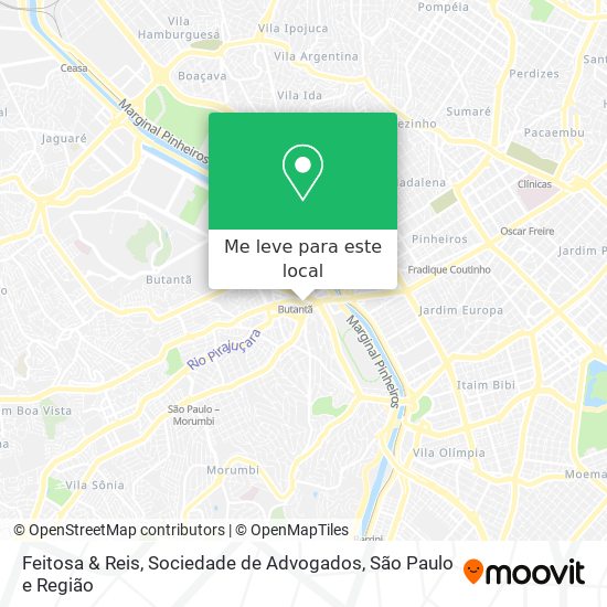Feitosa & Reis, Sociedade de Advogados mapa
