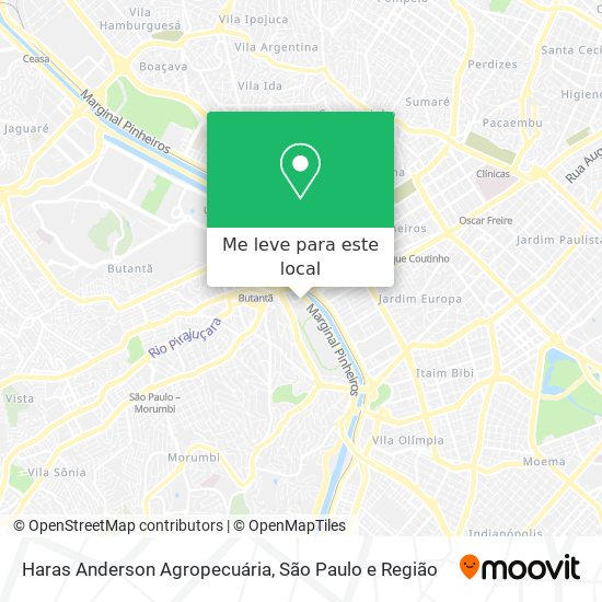 Haras Anderson Agropecuária mapa
