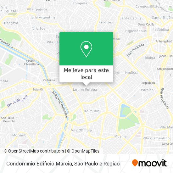 Condomínio Edifício Márcia mapa