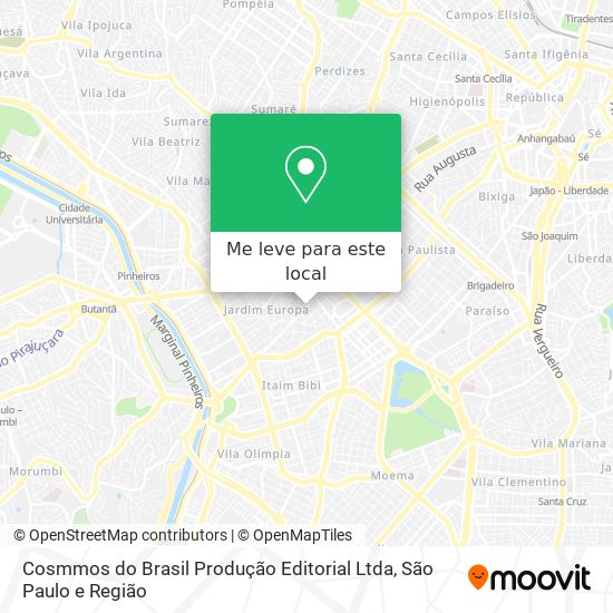 Cosmmos do Brasil Produção Editorial Ltda mapa