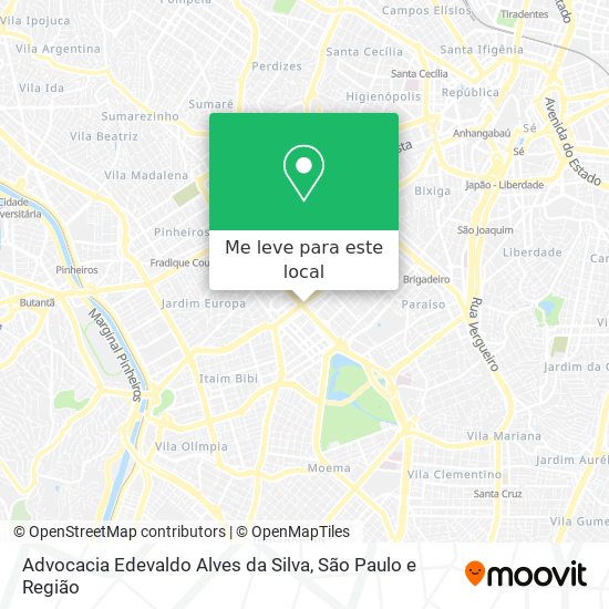 Advocacia Edevaldo Alves da Silva mapa