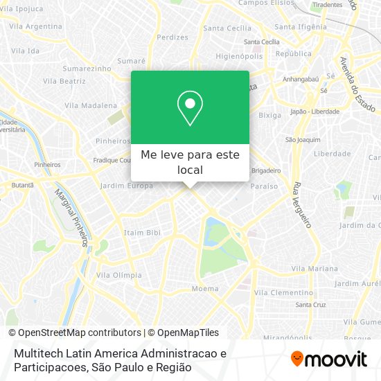 Multitech Latin America Administracao e Participacoes mapa