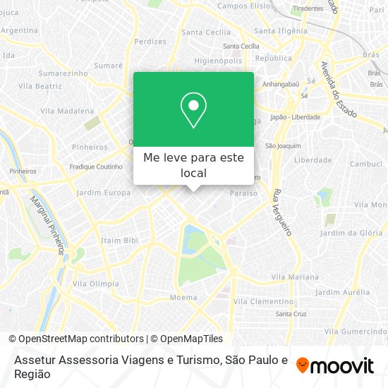 Assetur Assessoria Viagens e Turismo mapa