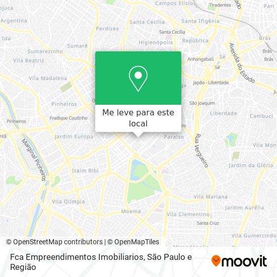 Fca Empreendimentos Imobiliarios mapa