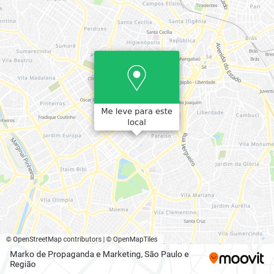 Marko de Propaganda e Marketing mapa