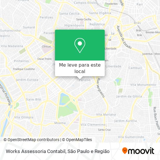 Works Assessoria Contabil mapa