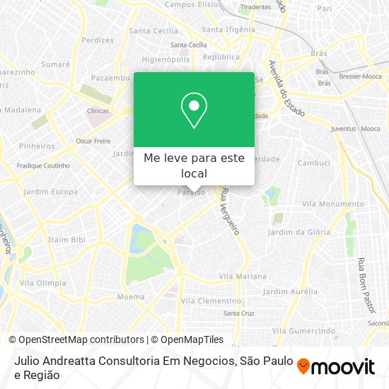 Julio Andreatta Consultoria Em Negocios mapa