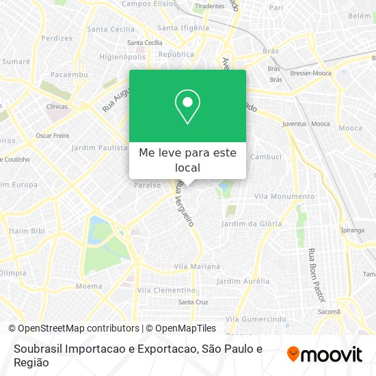 Soubrasil Importacao e Exportacao mapa